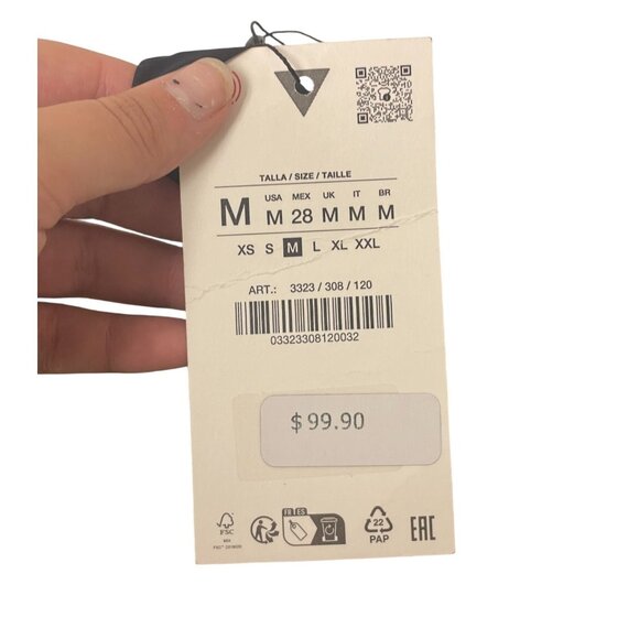 Zara Womens Long Foulard Print Dress M Medium Multicolor Scarf 3323/308 NWT - Picture 4 of 16